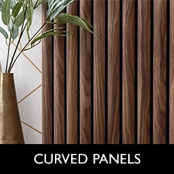 Curved Slat Wall Panels