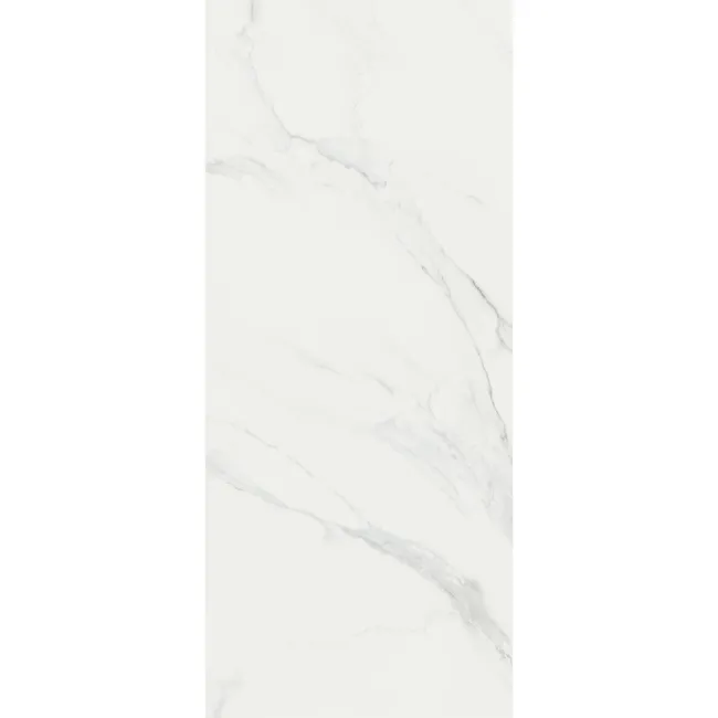 Lumiere White Marble Effect Large Matt Porcelain Slab 280x120cm