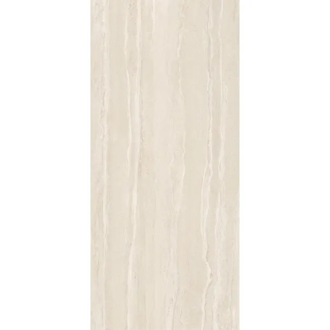 Navona Beige Travertine Effect Large Matt Porcelain Slab 280x120cm