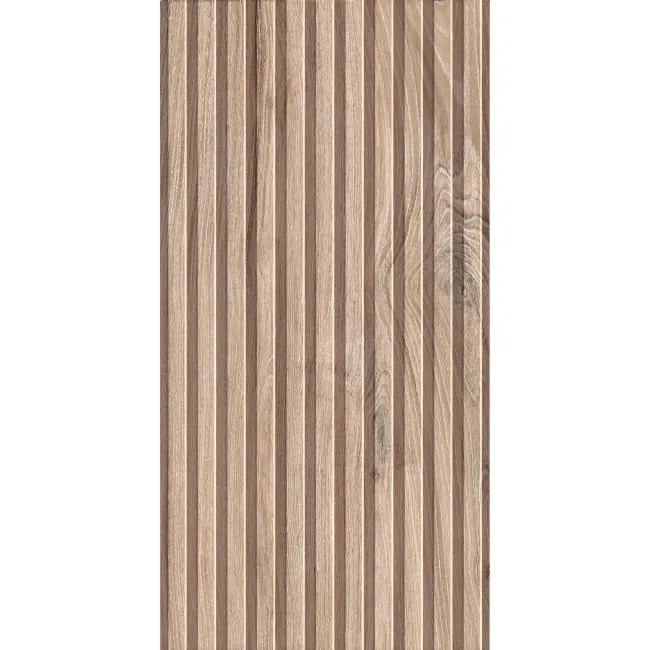 Dakaris Natural Oak Slatted Wood Effect Large Matt Porcelain Tile 120x60cm