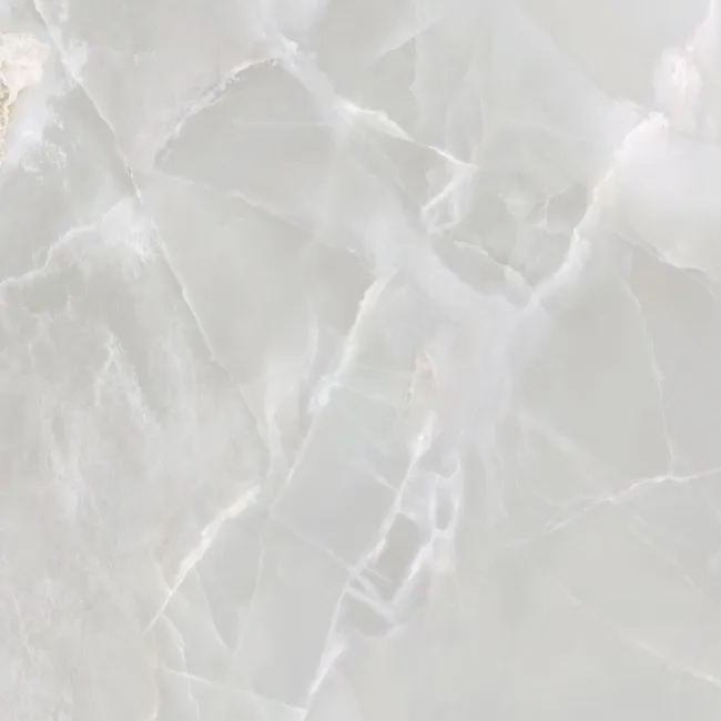 Fame Grey Onyx Marble Effect Satin Porcelain Tile 60x60cm