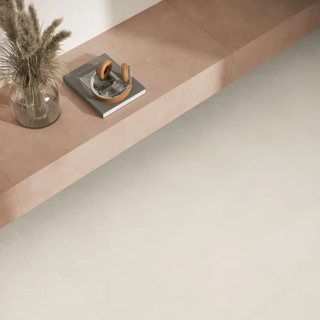 Retina White Concrete Effect Italian Large Matt Porcelain Tile 120x60cm