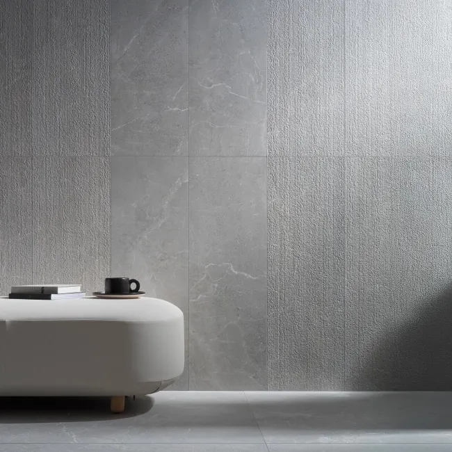 Alchemy Iron Textured Decor Marble Effect Matt Ceramic Wall Tile 100x33.3cm