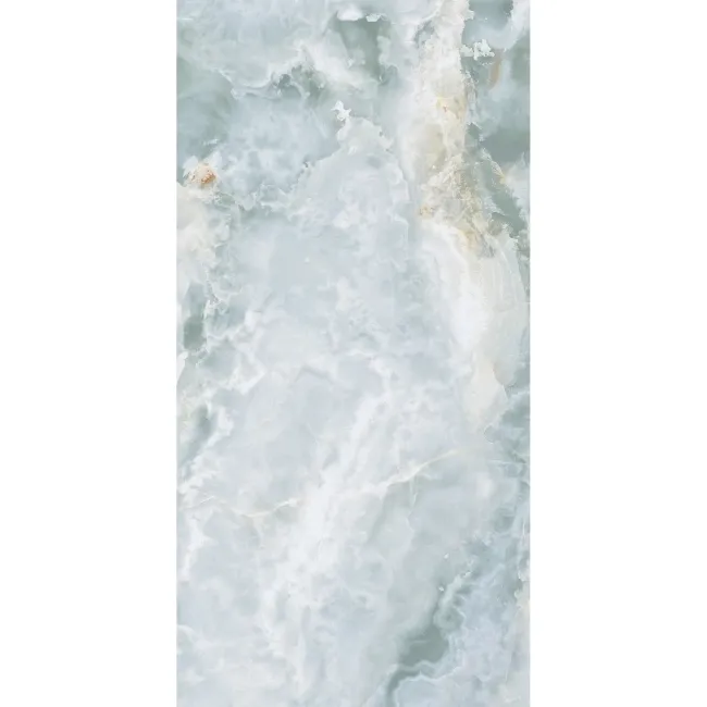 Onice Azzurro Onyx Marble Effect Italian Large Honed Porcelain Tile 120x60cm