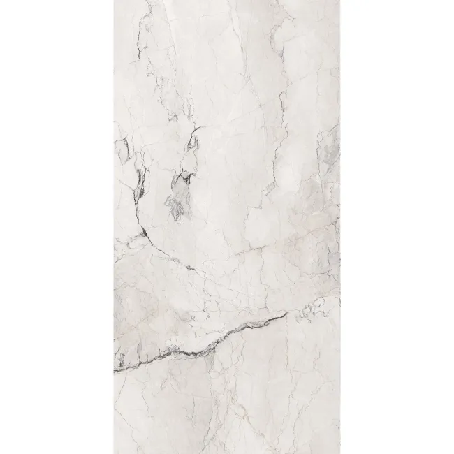 Camouflage White Marble Effect Italian Large Honed Porcelain Tile 120x60cm