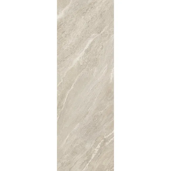 Strond Oat Beige Marble Effect Large Matt Porcelain Slab 275x100cm