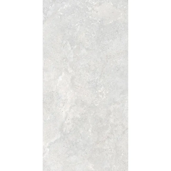 Linen White Travertine Effect Large Anti Slip Porcelain Tile 120x60cm