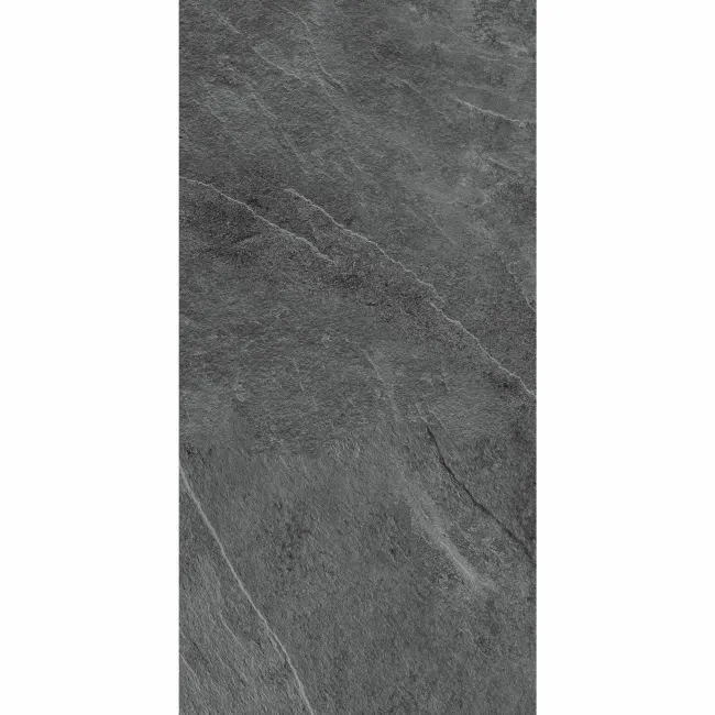 Colorado Anthracite Slate Effect Anti Slip Porcelain Tile 75x37cm
