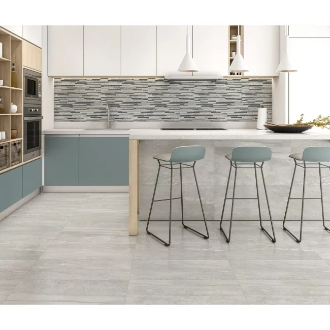 Cliff Grey Slate Effect Porcelain Tile 60x30cm