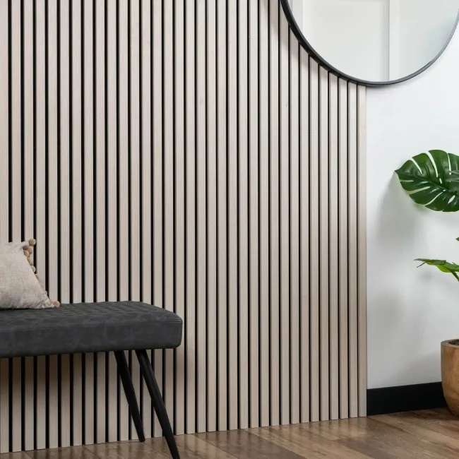 Trepanel® Light Oak Acoustic Wood Wall Panels