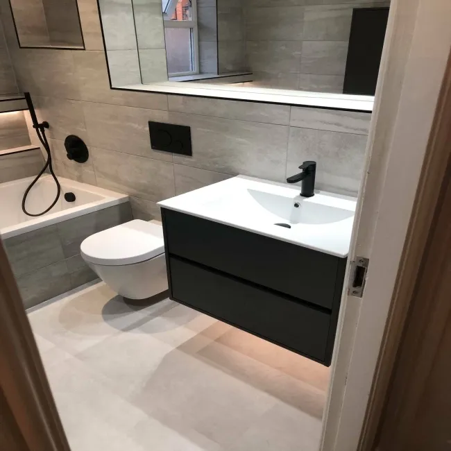 Cliff Grey Slate Effect Porcelain Tile 60x30cm