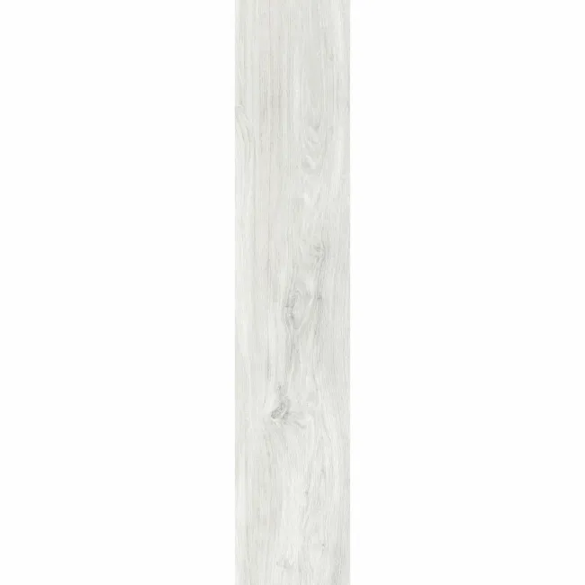Volte White Wood Effect Matt Porcelain Tile 120x23cm