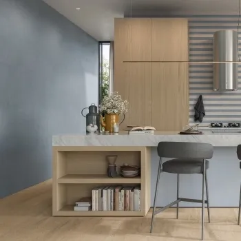 Retina Blue Concrete Effect Italian Large Matt Porcelain Tile 120x60cm