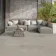 Tampa Grey Stone Effect Matt Porcelain Tile 60.4x60.4cm
