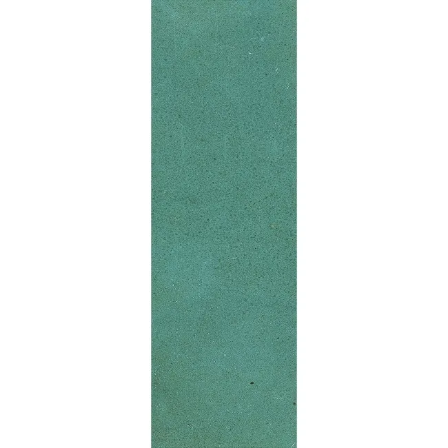 Riad Green Brick Effect Gloss Ceramic Wall Tile 20x6.5cm
