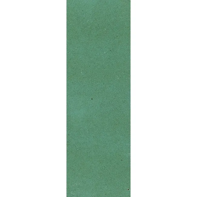Riad Green Brick Effect Gloss Ceramic Wall Tile 20x6.5cm