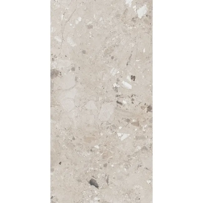 Ura Natural Terrazzo Effect Large Matt Porcelain Tile 120x60cm