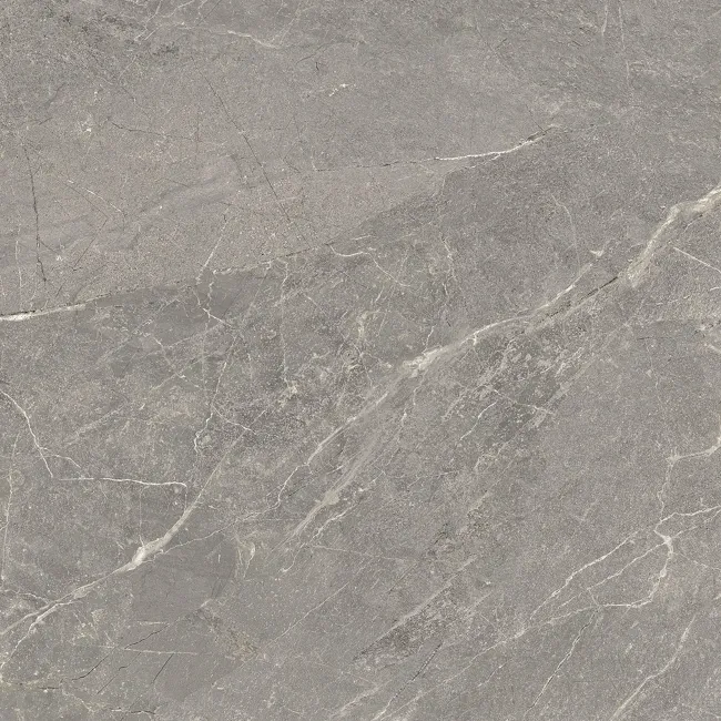 Tampa Grey Stone Effect Matt Porcelain Tile 60.4x60.4cm