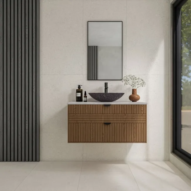 Everest White Marble Effect Matt Porcelain Tile 120x60cm