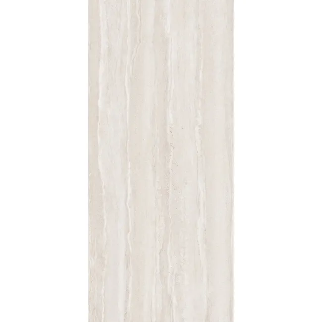 Navona White Travertine Effect Large Matt Porcelain Slab 280x120cm