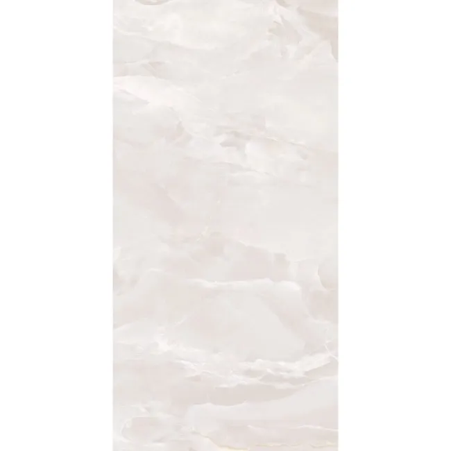 Fame Cream Onyx Marble Effect Large Satin Porcelain Tile 120x60cm