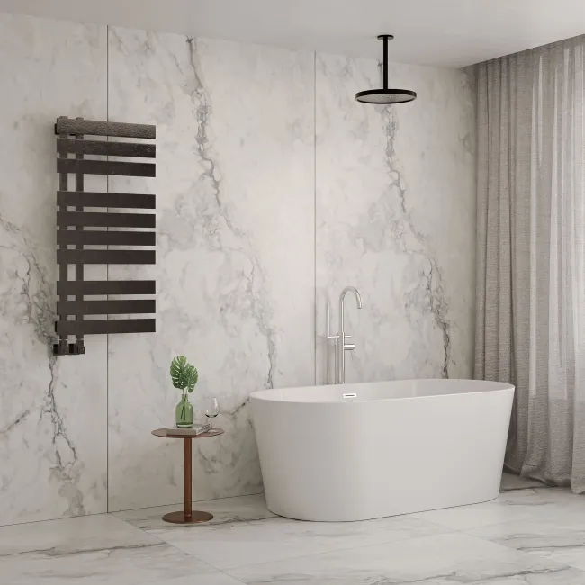 The Rock Breccia Marble Effect Italian Large Matt Porcelain Slab 278x120cm