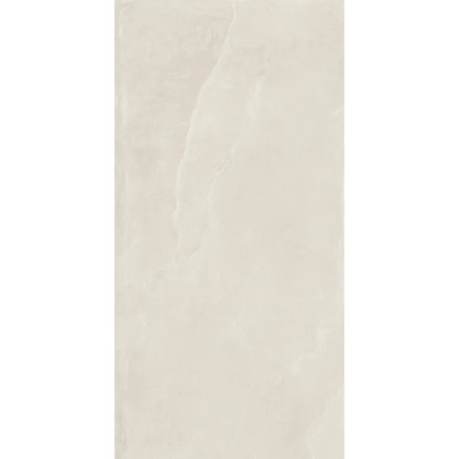 Azuma Rock White Stone Effect Italian Large Matt Porcelain Tile 120x60cm