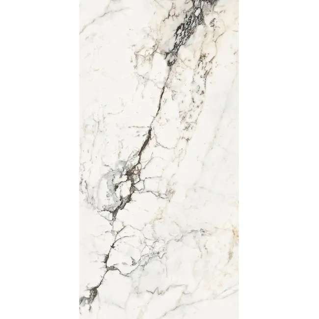 Paonazzetto White Marble Effect Italian Large Matt Porcelain Tile 120x60cm