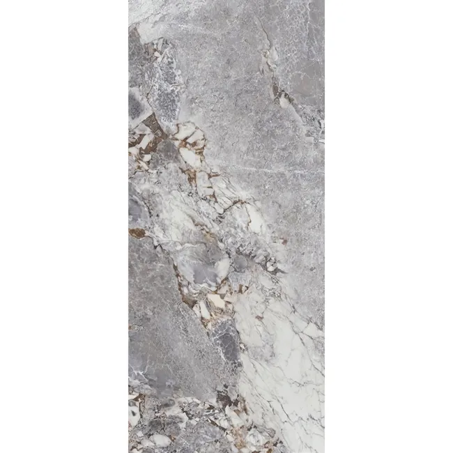 Unico Grey Marble Effect Polished Italian Large Porcelain Slab 278x120cm