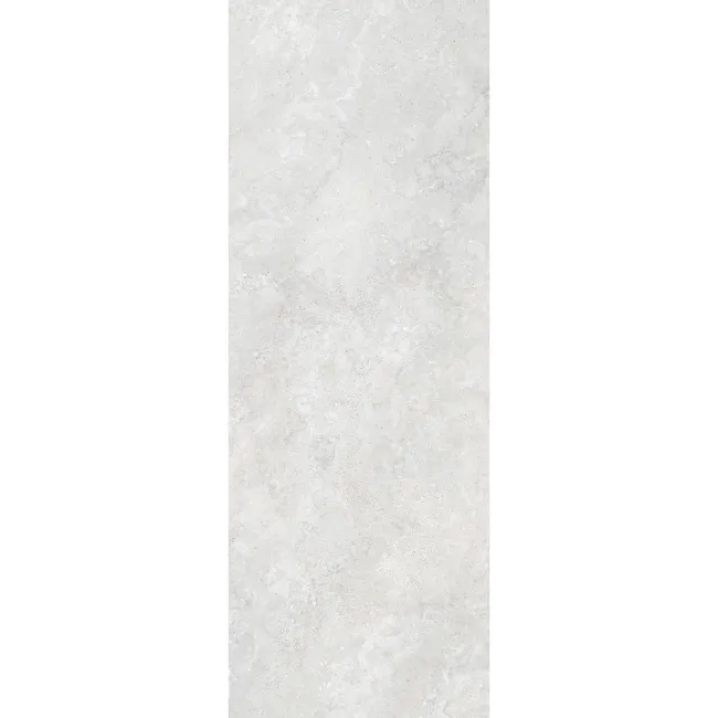 Linen White Travertine Effect Large Matt Porcelain Slab 275x100cm