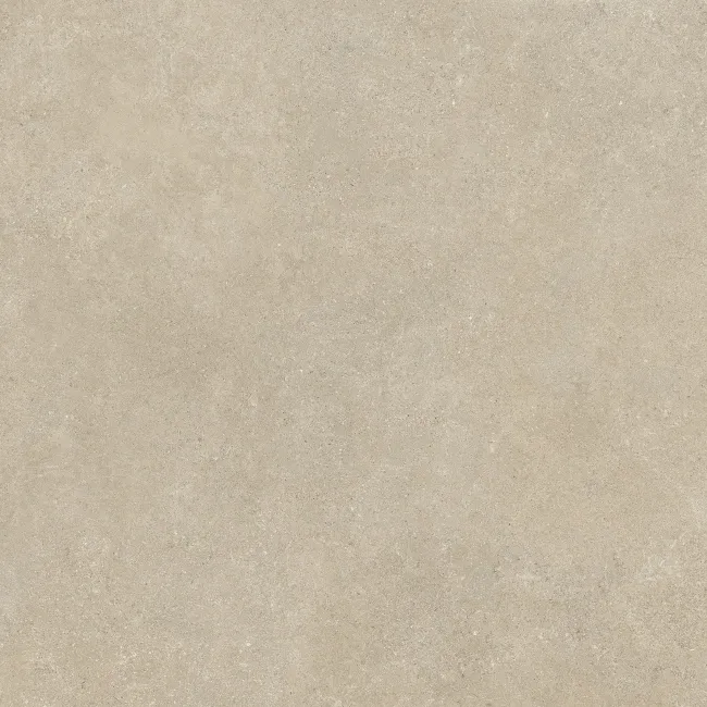Blok Beige Limestone Effect Matt Italian Porcelain Large Tile 80x80cm