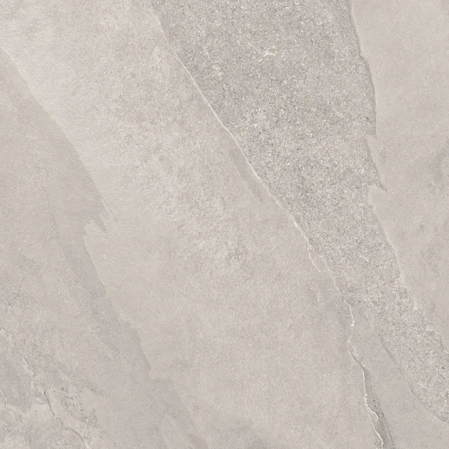 Alpen Grey Slate Effect Matt Italian Porcelain Tile 60x60cm