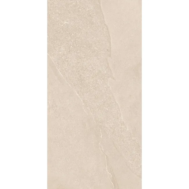 Alpen Beige Slate Effect Matt Italian Porcelain Tile 60x30cm