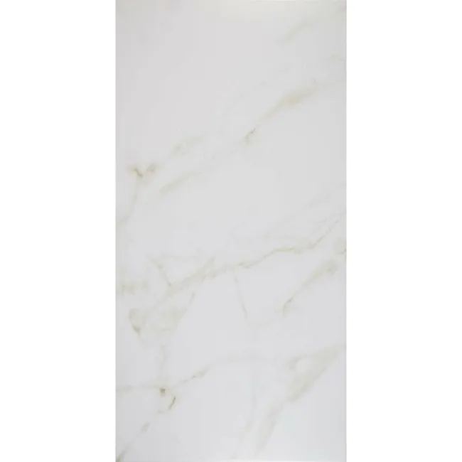 Carrara Gold Matt Marble Effect Porcelain Tile 60x30cm