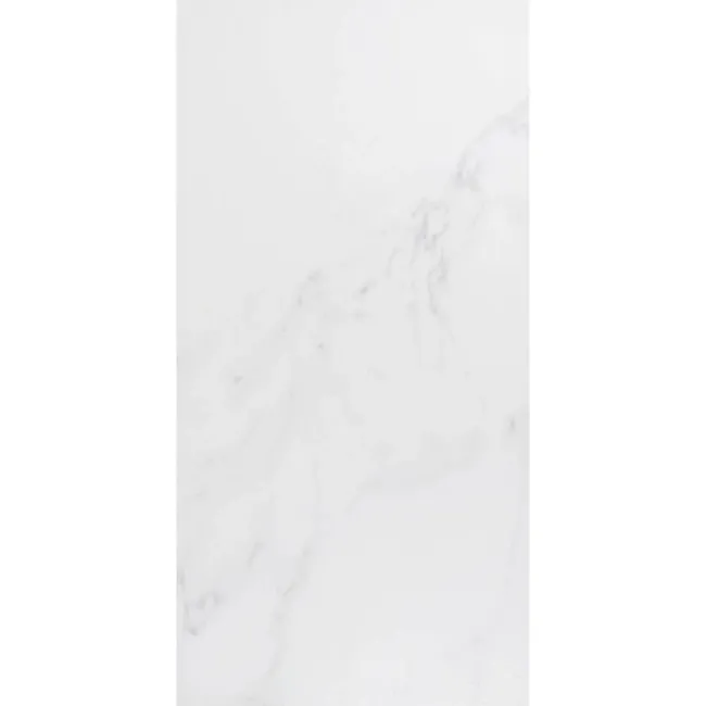 Carrara White Matt Marble Porcelain Tile 60x30cm