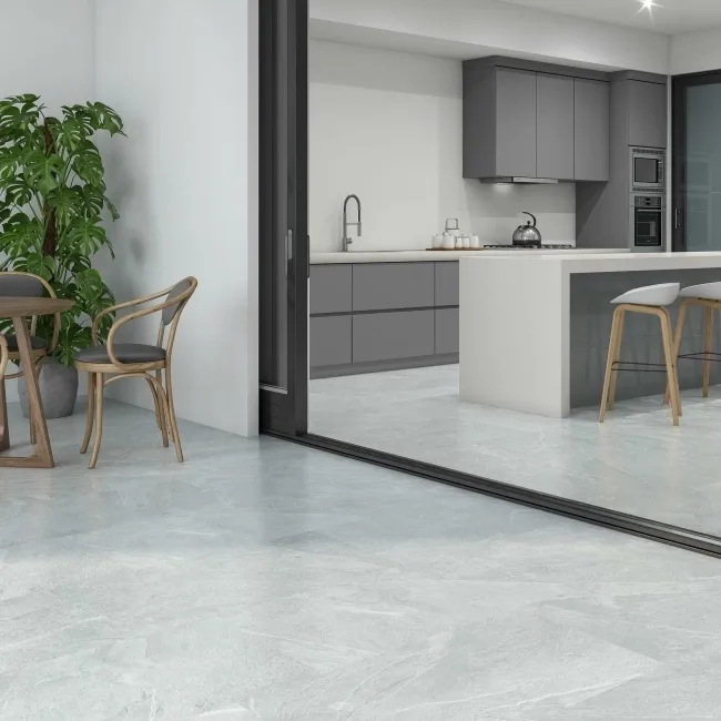 Colorado Grey Slate Effect Anti Slip Porcelain Tile 75x37cm