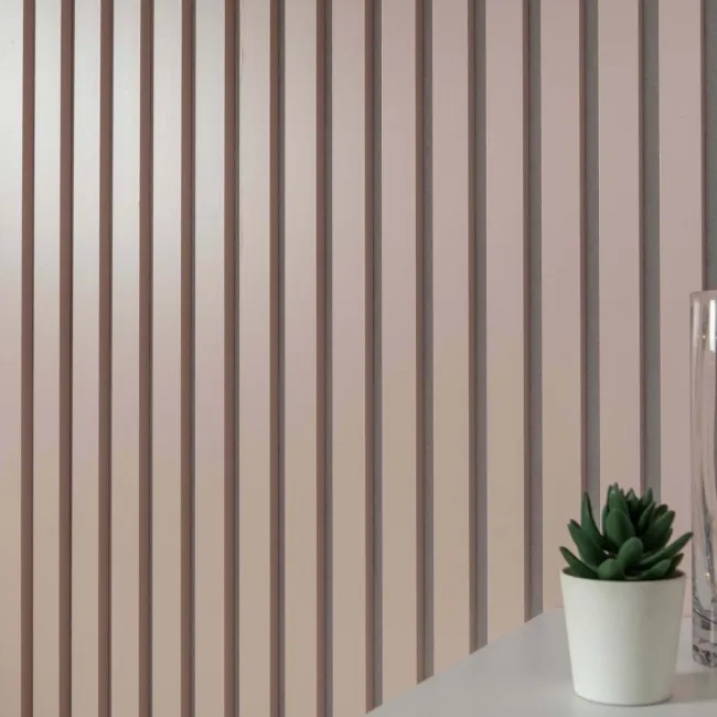 Trepanel Design® Pastel Pink on White Felt Acoustic Wall Panels
