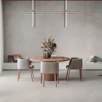 Piemonte Taupe Stone Effect Large Matt Porcelain Slab 275x100cm