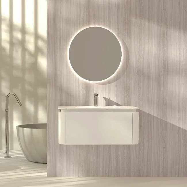 TrueTouch Grey Travertine Effect Composite Wall Panels