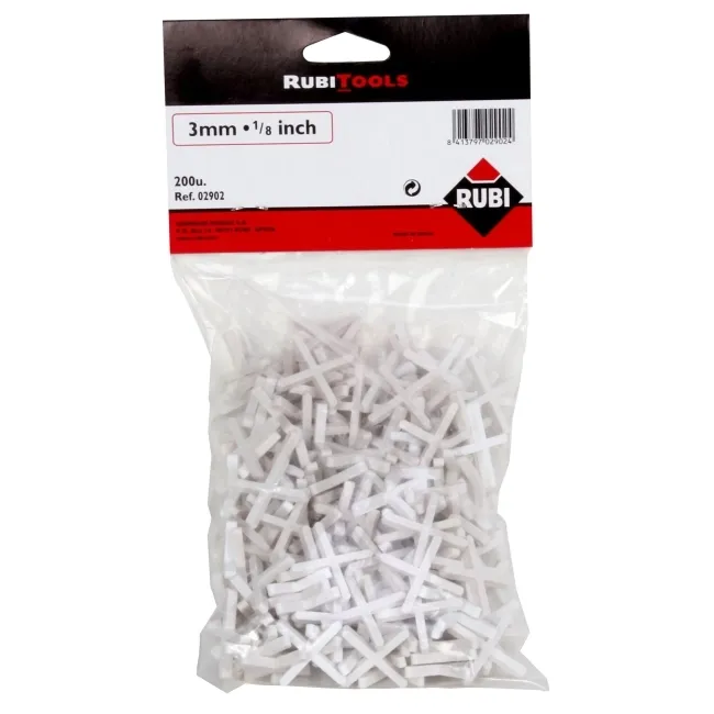 Rubi 3mm Tile Spacers - Pack of 200
