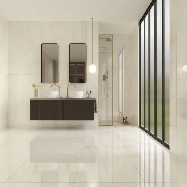 Prescious Sand Onyx Marble Effect Large Polished Porcelain Tile 120x60cm