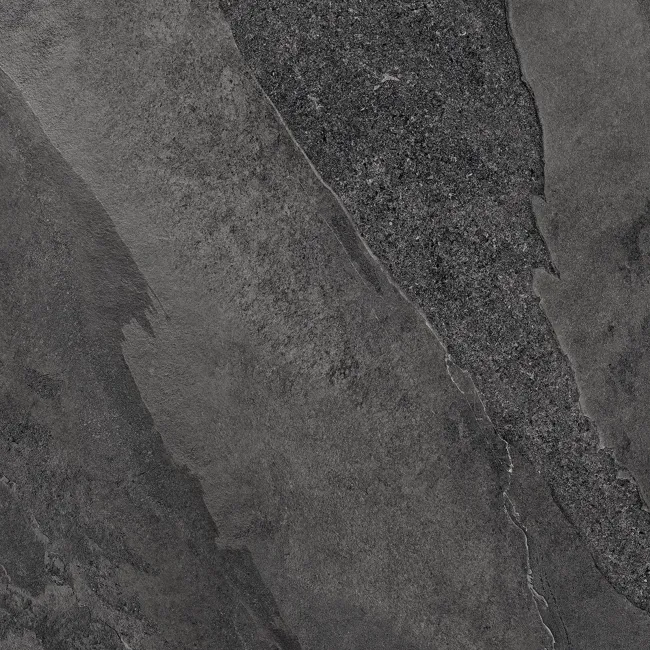 Alpen Graphite Slate Effect Matt Italian Porcelain Tile 60x60cm