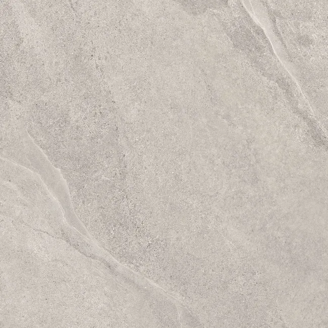 Alpen Grey Slate Effect Matt Italian Porcelain Tile 60x60cm