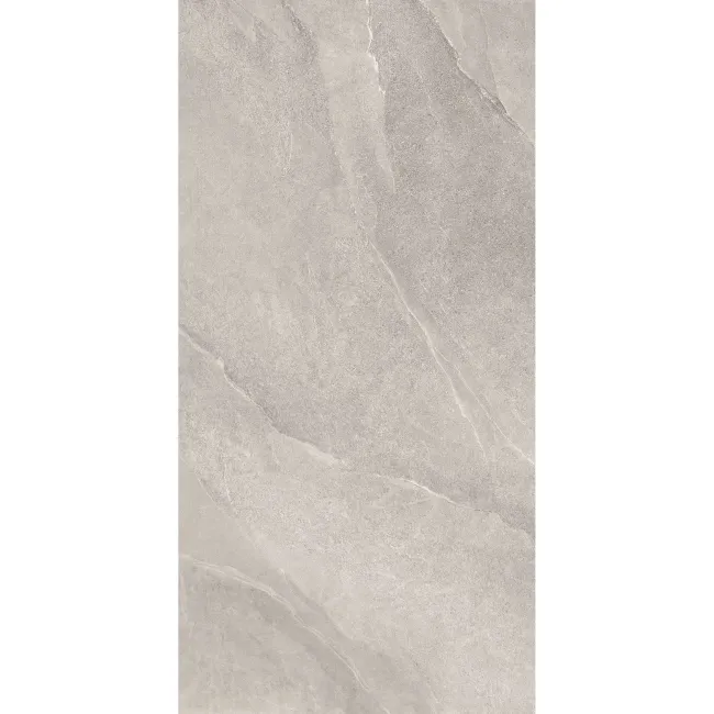 Alpen Grey Slate Effect Matt Italian Porcelain Tile 120x60cm