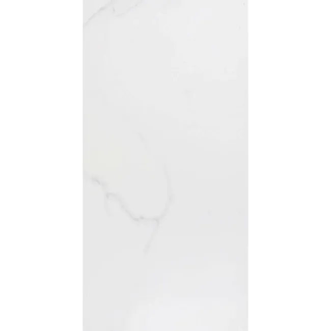 Carrara White Matt Marble Porcelain Tile 60x30cm