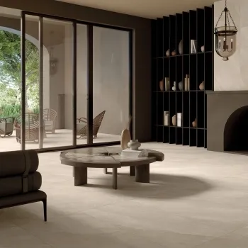 Alpen Beige Slate Effect Matt Italian Porcelain Tile 120x60cm