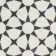 Cuban White Star Patterned Matt Porcelain Tile 22.3x22.3cm