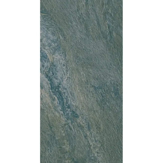 Sagano Ocean Blue Stone Effect Large Matt Porcelain Tile 120x60cm