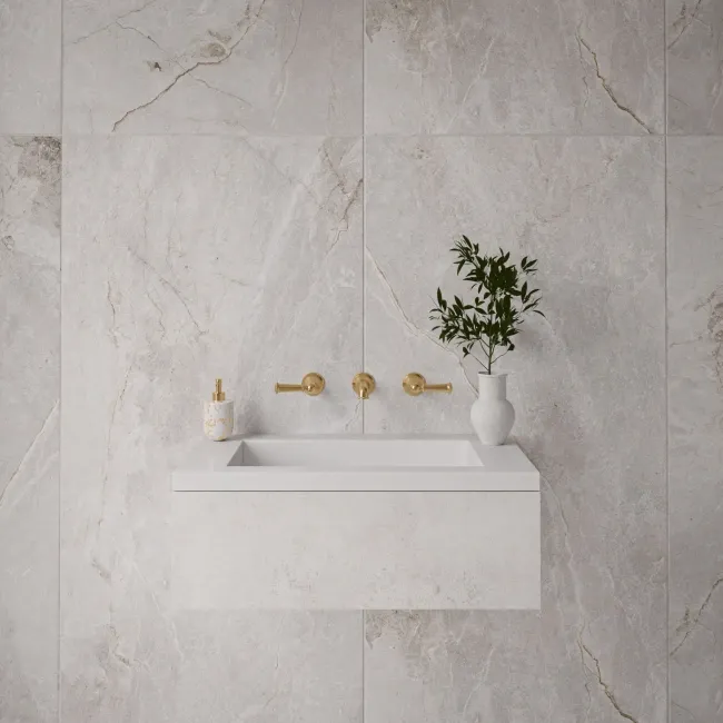 Toscana Perla Stone Effect Matt Porcelain Slab 150x75cm