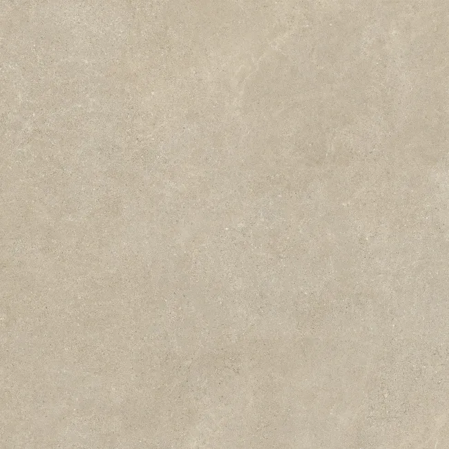 Blok Beige Limestone Effect Matt Italian Porcelain Large Tile 80x80cm
